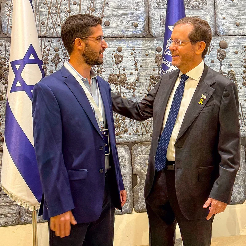 חן ברקת בפגישה עם נשיא המדינה